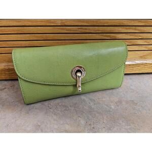 Kate Spade Green Leather Abby Wallet